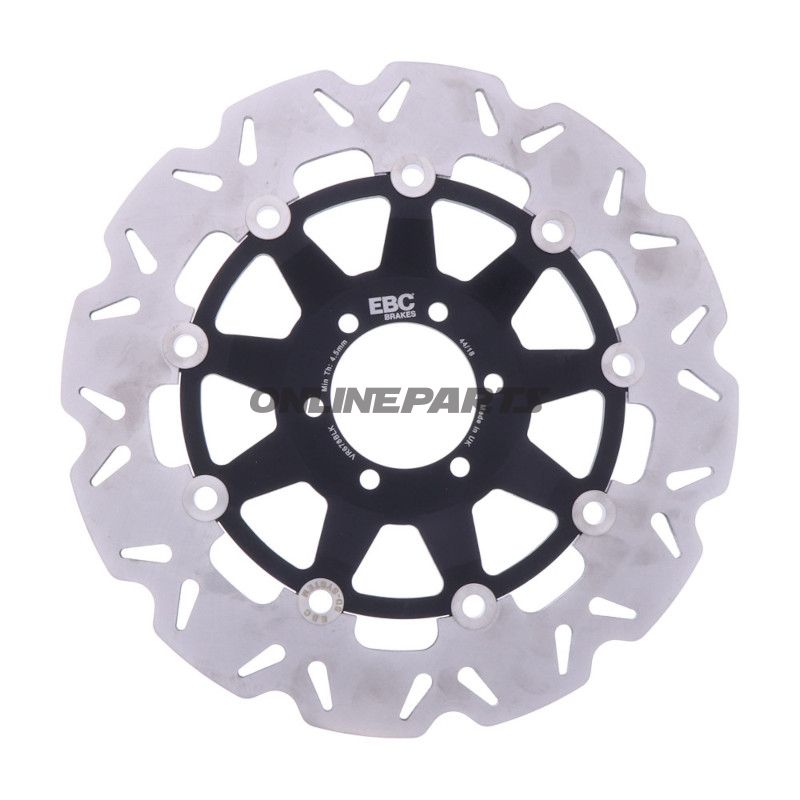 EBC VEE sort bremse skive