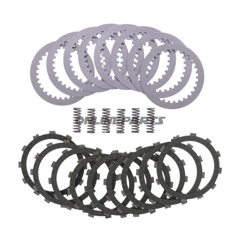 Kupplung Aramid EBC lameller + fjedre + skiver