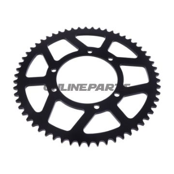 Alu-Kettenrad 58Z Teilung 420 schwarz Esjot Innendurchmesser 100 Lochkreis 115