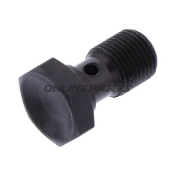 Hohlschraube einfach 1/8 Edelstahl schwarz