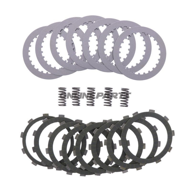 Kupplung Aramid EBC lameller + fjedre + skiver