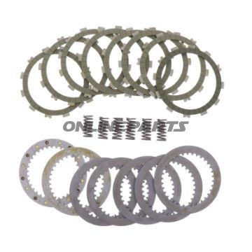 Kupplung Aramid EBC lameller + fjedre + skiver