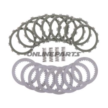 Kupplung Aramid EBC Lamellen + Federn+Scheiben