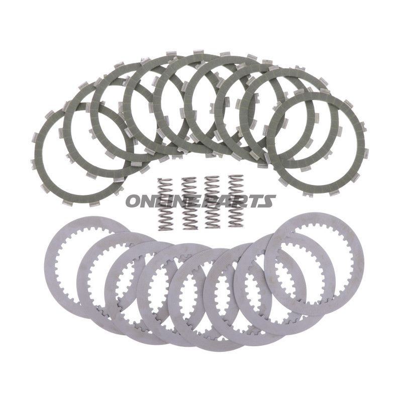 Kupplung Aramid EBC lameller + fjedre + skiver