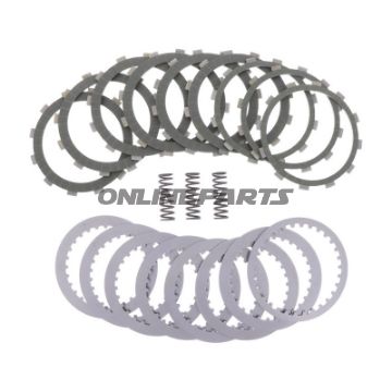 Kupplung Aramid EBC lameller + fjedre + skiver