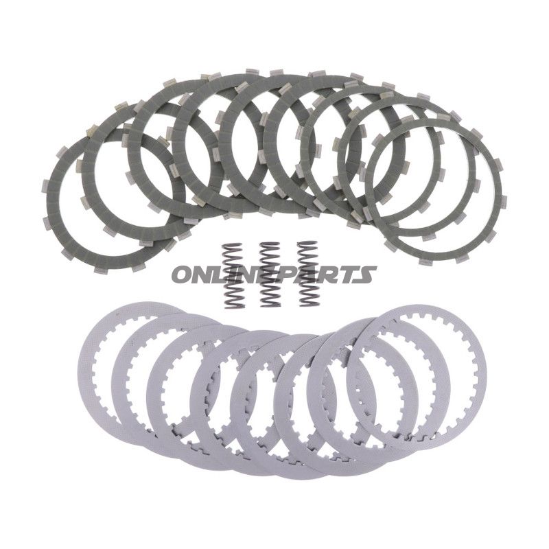 Kupplung Aramid EBC lameller + fjedre + skiver