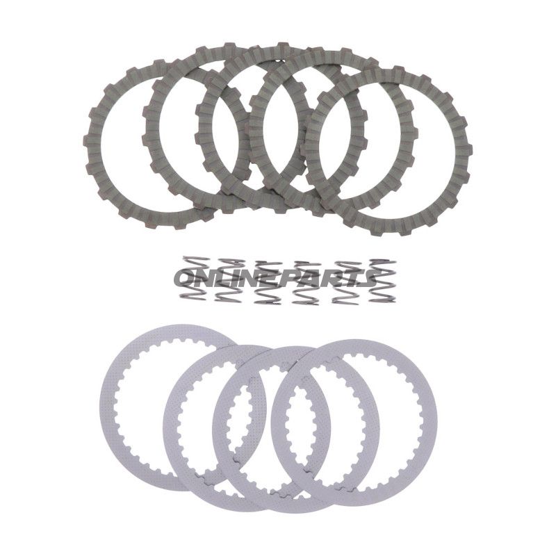 Kupplung Aramid EBC lameller + fjedre + skiver