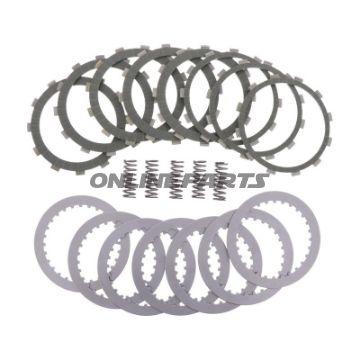 Kupplung Aramid EBC lameller + fjedre + skiver