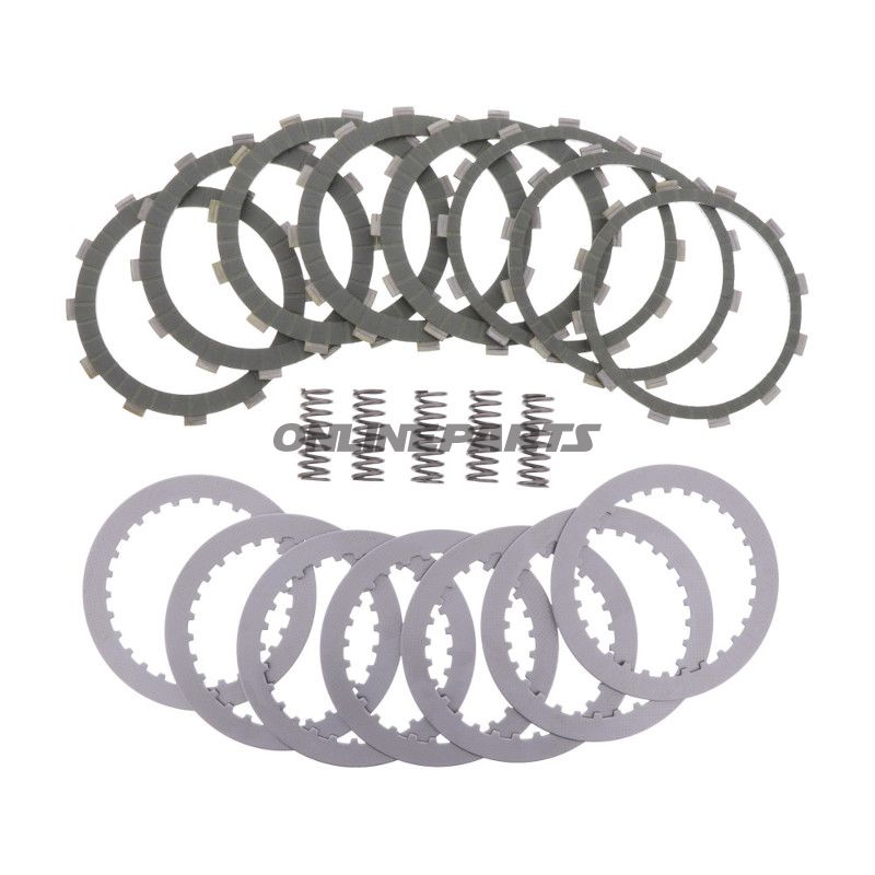 Kupplung Aramid EBC lameller + fjedre + skiver