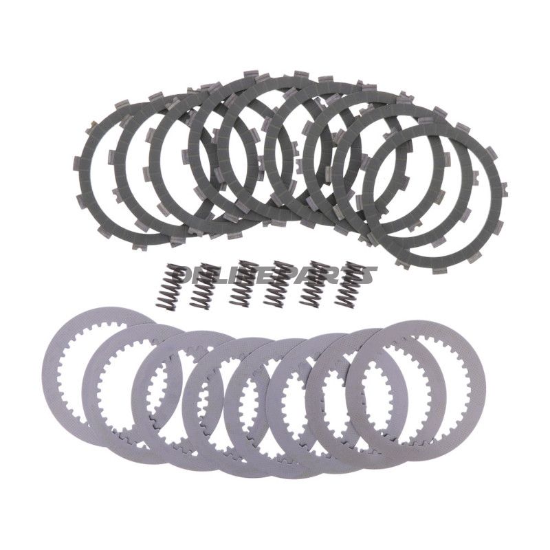 Kupplung Aramid EBC lameller + fjedre + skiver