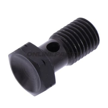 Hul skrue simpel M12X1.50 rustfrit stål sort