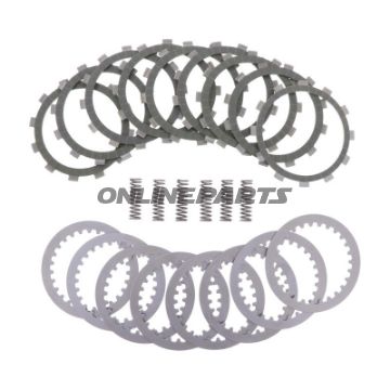 Kupplung Aramid EBC lameller + fjedre + skiver