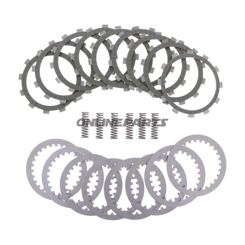 Kupplung Aramid EBC lameller + fjedre + skiver