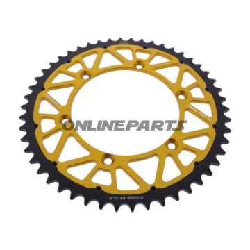 Kettenrad Twinstar 50Z Teilung 520 gold JT Innendurchmesser 134 Lochkreis 150