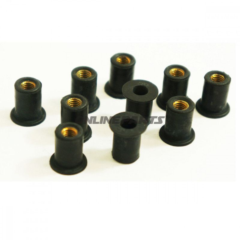 Gummimutter Satz JMP Bolt M5 x 0.8 14 mm 