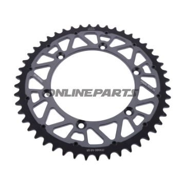 Kettenrad Twinstar 48Z Teilung 520 grau JT Innendurchmesser 134 Lochkreis 150