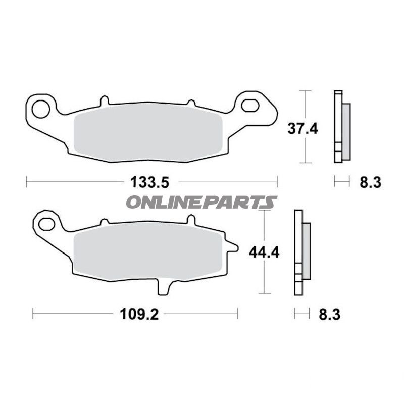 Bremsklotz Sinter TRQ TRW Alternative: 7321730