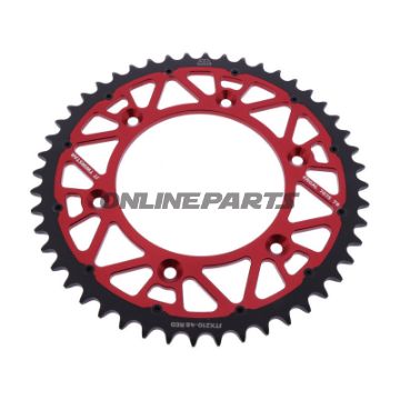 Kettenrad Twinstar 48Z Teilung 520 rot JT Innendurchmesser 125 Lochkreis 153