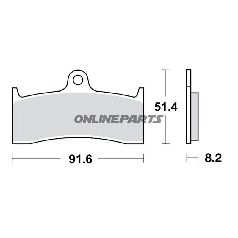 Bremsklotz Sinter TRQ TRW