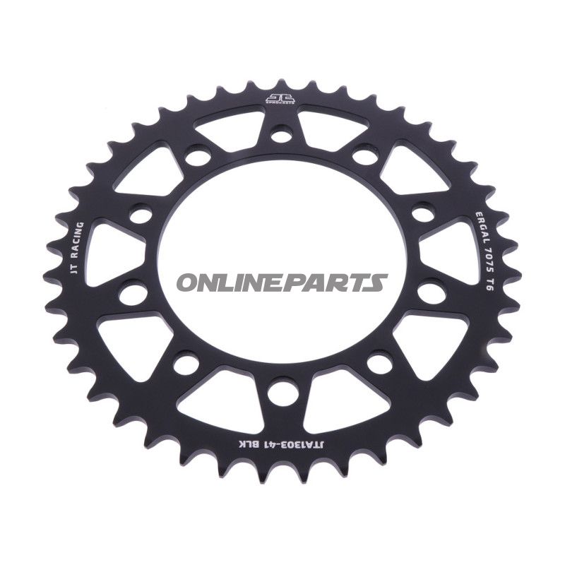 Alu-Kettenrad 41Z Teilung 520 schwarz JT Innendurchmesser 112 Lochkreis 138