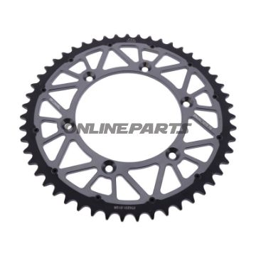 Kæderhjul Twinstar 51Z dele 520 grå JT indre diameter 130 hulcirkkel 150