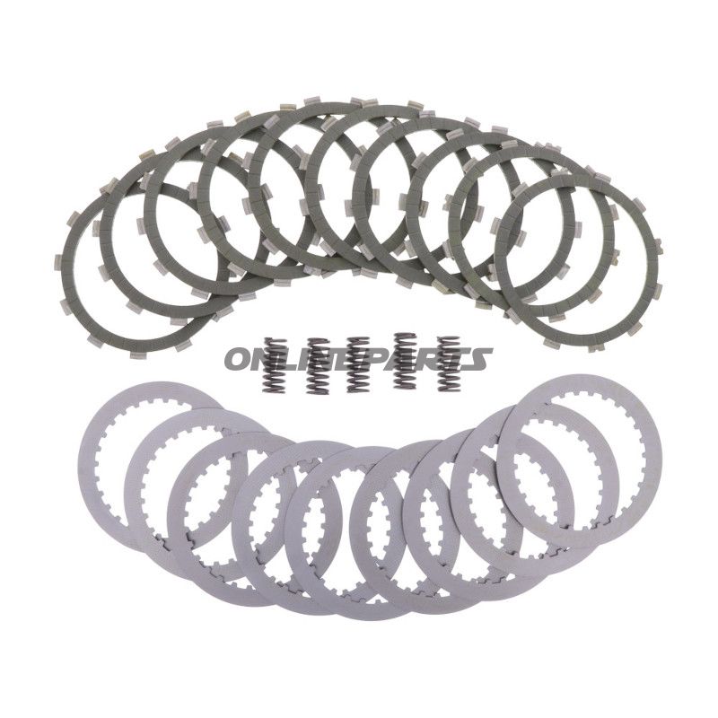 Kupplung Aramid EBC lameller + fjedre + skiver