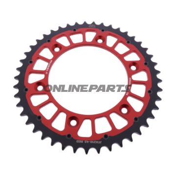 Kettenrad Twinstar 45Z Teilung 520 rot JT Innendurchmesser 125 Lochkreis 153