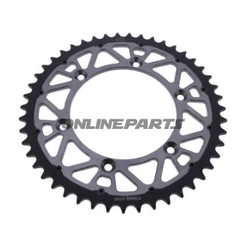 Kæderhjul Twinstar 47Z dele 520 grå JT indvendig diameter 126 hulcirklen 146