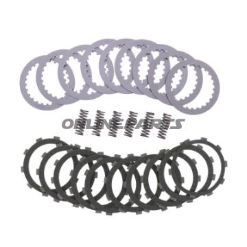 Kupplung Aramid EBC lameller + fjedre + skiver