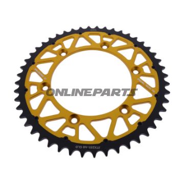 Kettenrad Twinstar 48Z Teilung 520 gold JT Innendurchmesser 130 Lochkreis 150