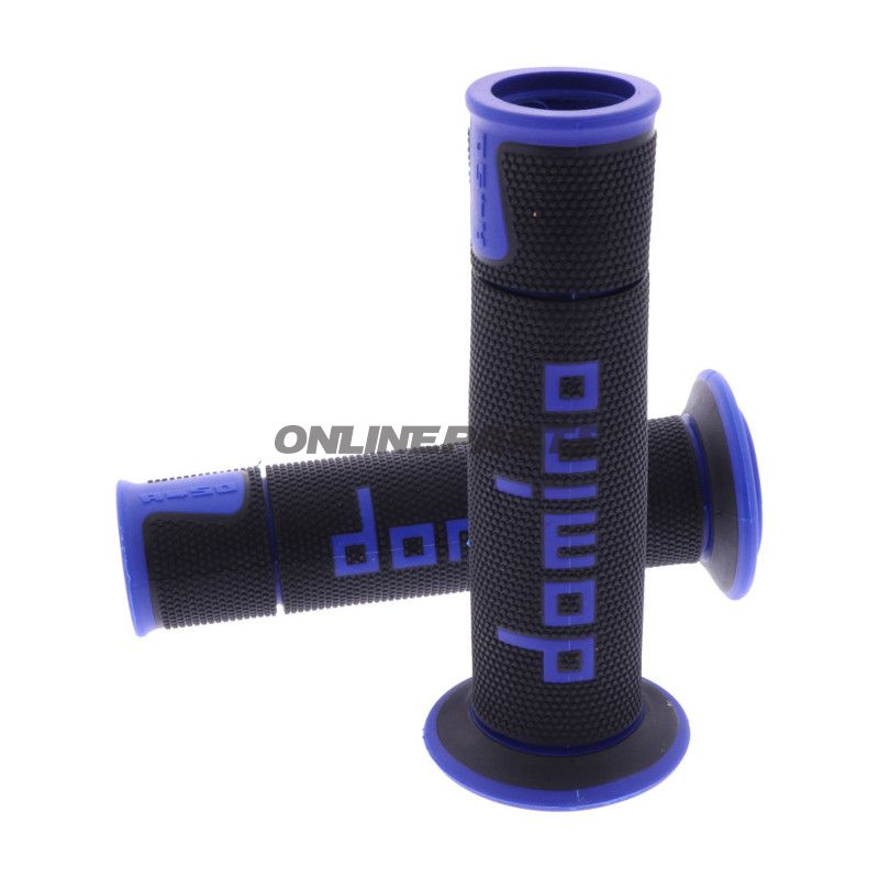 Griffgummi A450 schwarz/blau Domino Durchmesser 22 mm Länge 125 mm offen