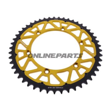 Kettenrad Twinstar 49Z Teilung 520 gold JT Innendurchmesser 134 Lochkreis 150