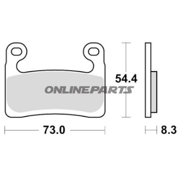 Bremsklotz Sinter TRQ TRW