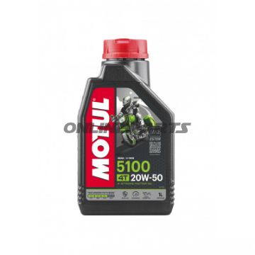 Motorolie 20W50 4T 1 liter Motul HC-Syntese 5100 Alternativ: 7140621