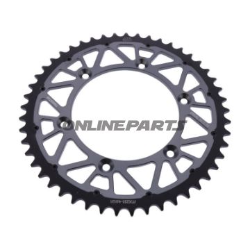 Kettenrad Twinstar 49Z Teilung 520 grau JT Innendurchmesser 130 Lochkreis 150