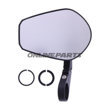 Daytona sort styreende spejl