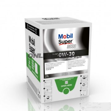 Motorolie 0W30 Super 20 Liter Mobil med indbygget afløbshane BAG IN BOX