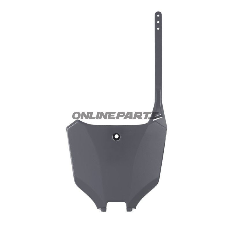 Startnummerplade grå