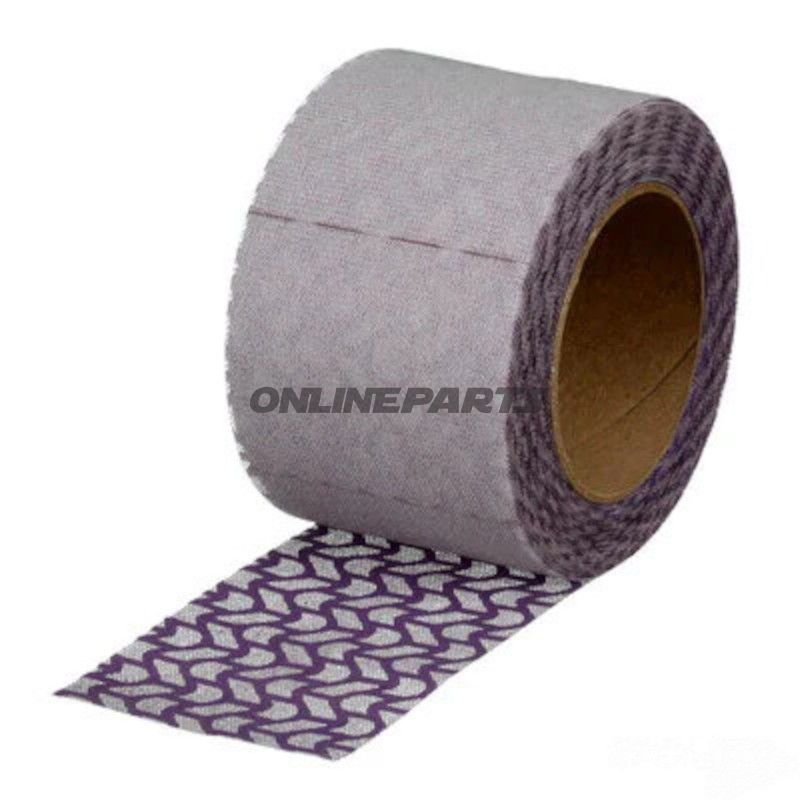 Slibepapir strimler RL K120 + 10 meter 80 mm gittergarn Cubitron