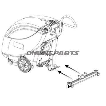 Sugeslange komplet Scrubtec 343 E/B 343.2 E/