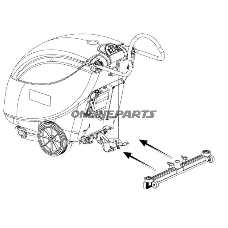 Sugeslange komplet Scrubtec 343 E/B 343.2 E/