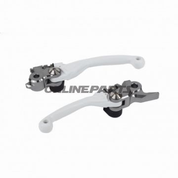 Brems-/Kupplungshebelset Polisport Pivot MPN 716.34.25 weiß APT Kunststoff Offroad