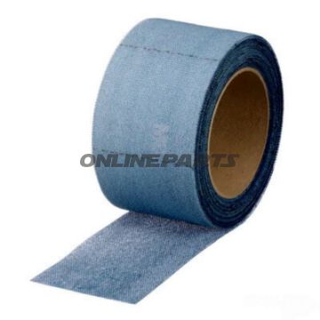 Schleifpapier Streifen RL K120+ 10 Meter 70 mm GITTERN CUBITR blau