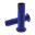 Griffgummi A450 blau/schwarz Domino Durchmesser 22 mm Länge 125 mm offen
