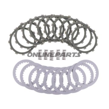 Kupplung Aramid EBC lameller + fjedre + skiver