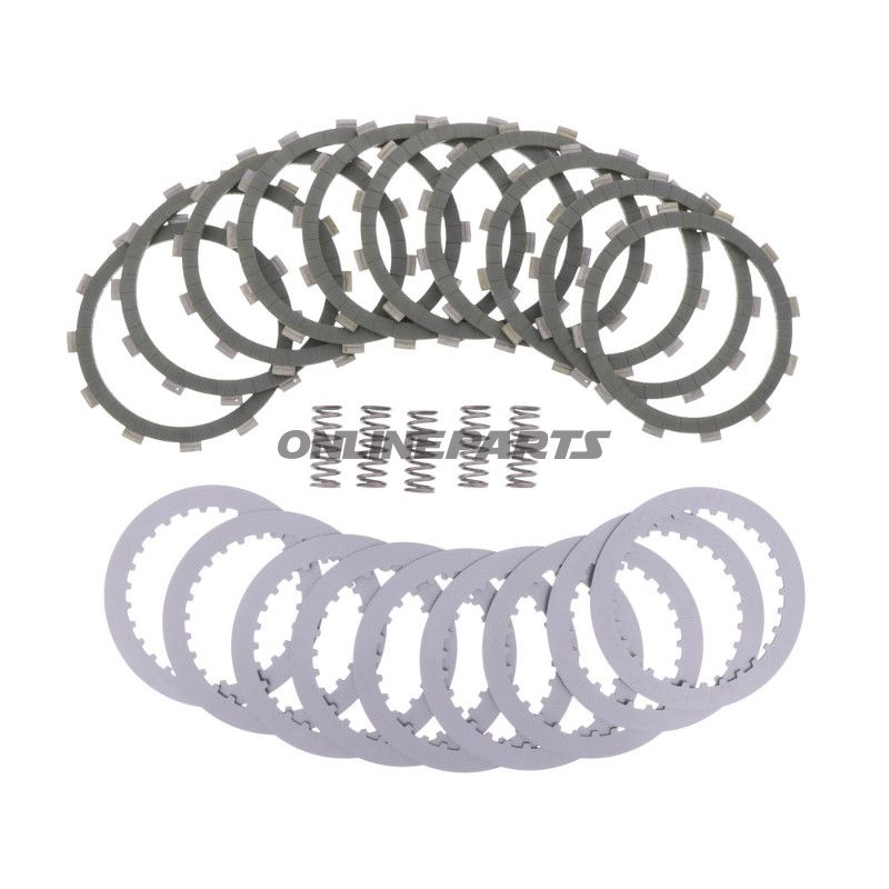 Kupplung Aramid EBC lameller + fjedre + skiver