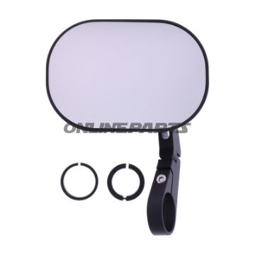 Daytona sort styreende spejl