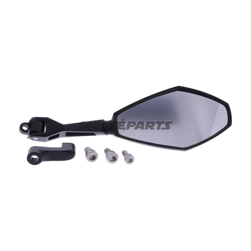 Spejl højre sort Universal Daytona