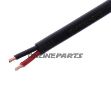 Kabel FLYY 2X2,5 sort pakke 10 meter