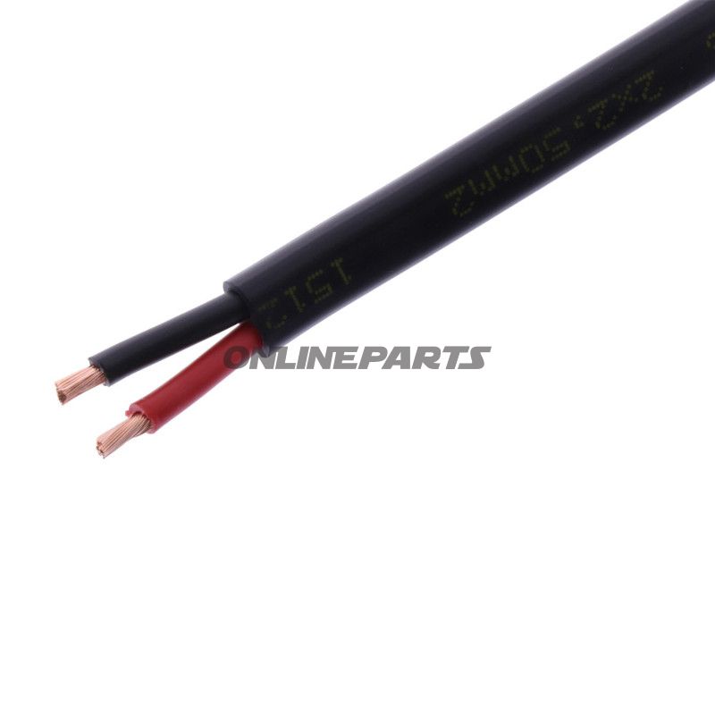 Kabel FLYY 2X2,5 sort pakke 10 meter